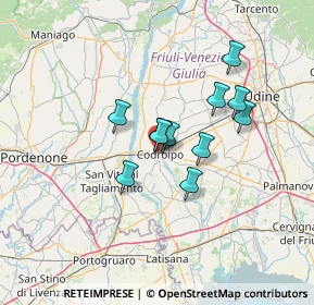Mappa Via degli Olmi, 33033 Codroipo UD, Italia (9.75182)