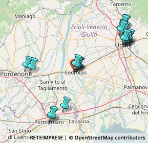 Mappa Via degli Olmi, 33033 Codroipo UD, Italia (18.55)