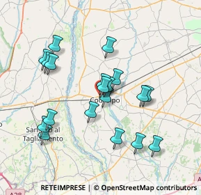 Mappa Via degli Olmi, 33033 Codroipo UD, Italia (6.75158)