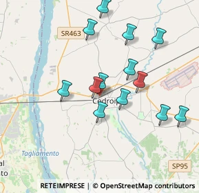 Mappa Via degli Olmi, 33033 Codroipo UD, Italia (3.47)