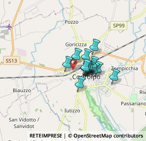 Mappa Via degli Olmi, 33033 Codroipo UD, Italia (0.89467)