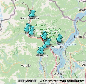 Mappa Via S. Sebastiano, 28877 Ornavasso VB, Italia (9.62733)