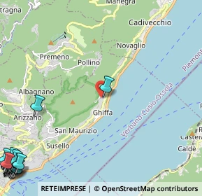 Mappa Via al Tetto, 28823 Ghiffa VB, Italia (4.266)