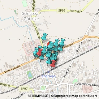 Mappa Via Lancieri di Novara, 33033 Codroipo UD, Italia (0.25714)