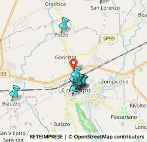 Mappa Via Lancieri di Novara, 33033 Codroipo UD, Italia (1.57455)