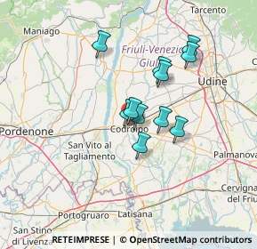 Mappa Via Lancieri di Novara, 33033 Codroipo UD, Italia (10.06818)