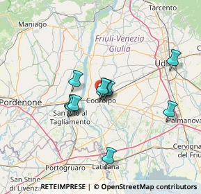 Mappa Via Lancieri di Novara, 33033 Codroipo UD, Italia (10.47)