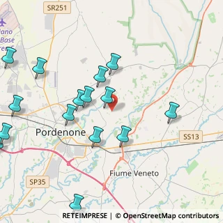 Mappa Via Pasch, 33084 Cordenons PN, Italia (4.92067)