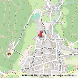 Mappa Piazza Brandolini Girolamo, 8, 31030 Cison di Valmarino, Treviso (Veneto)