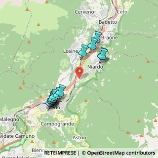Mappa Via Gera, 25050 Niardo BS, Italia (1.86)