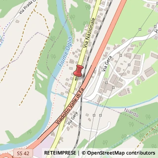Mappa Via Nazionale, 45, 25050 Niardo, Brescia (Lombardia)