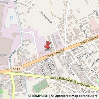 Mappa Viale Venezia, 17, 33170 Pordenone, Pordenone (Friuli-Venezia Giulia)