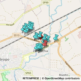 Mappa Via Cavalcavia, 33033 Codroipo UD, Italia (0.56296)