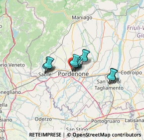 Mappa Via Montereale, 33170 Pordenone PN, Italia (7.84357)