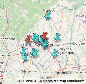Mappa Via Montereale, 33170 Pordenone PN, Italia (9.7)