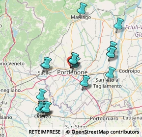 Mappa Via Montereale, 33170 Pordenone PN, Italia (15.304)
