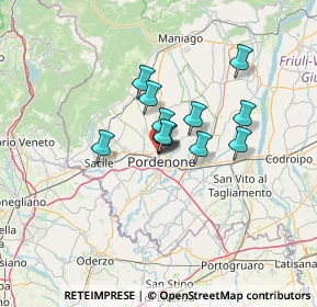 Mappa Via Montereale, 33170 Pordenone PN, Italia (8.27167)