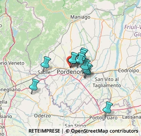 Mappa Via Montereale, 33170 Pordenone PN, Italia (8.37909)