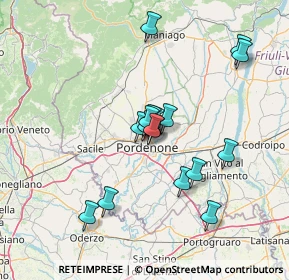 Mappa Via Montereale, 33170 Pordenone PN, Italia (11.37412)