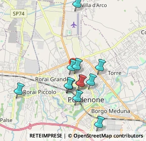 Mappa Via Montereale, 33170 Pordenone PN, Italia (1.64083)