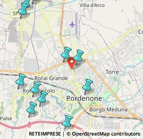 Mappa Via Montereale, 33170 Pordenone PN, Italia (2.66)