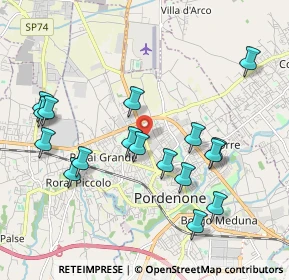 Mappa Via Montereale, 33170 Pordenone PN, Italia (2.04)