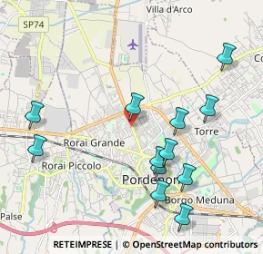 Mappa Via Montereale, 33170 Pordenone PN, Italia (2.1475)