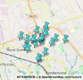 Mappa Via Montereale, 33170 Pordenone PN, Italia (0.603)