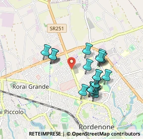 Mappa Via Montereale, 33170 Pordenone PN, Italia (0.754)