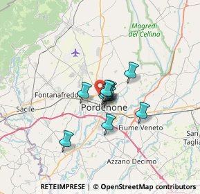 Mappa Via Montereale, 33170 Pordenone PN, Italia (3.54545)