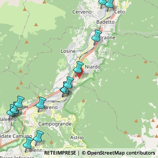 Mappa Via dell' Artigianato, 25050 Niardo BS, Italia (3.00857)