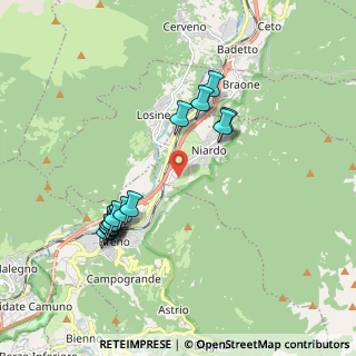 Mappa Via dell' Artigianato, 25050 Niardo BS, Italia (1.90571)
