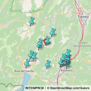 Mappa Via Giovanni Segantini, 38074 Drena TN, Italia (7.98647)