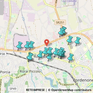 Mappa Via Aprilia, 33170 Pordenone PN, Italia (0.8775)