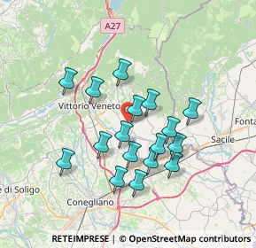 Mappa Via Castelletto, 31012 Cappella maggiore TV, Italia (6.02824)