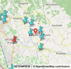 Mappa Via Castelletto, 31012 Cappella maggiore TV, Italia (2.33545)