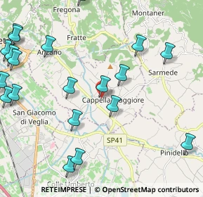 Mappa Via Castelletto, 31012 Cappella maggiore TV, Italia (2.785)