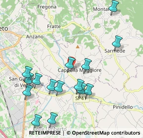 Mappa Via Castelletto, 31012 Cappella maggiore TV, Italia (2.20933)