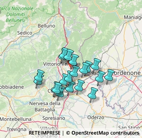 Mappa Via Castelletto, 31012 Cappella maggiore TV, Italia (10.365)