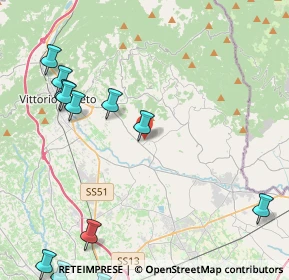 Mappa Via Castelletto, 31012 Cappella maggiore TV, Italia (5.7925)