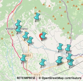 Mappa Via Castelletto, 31012 Cappella maggiore TV, Italia (4.52714)