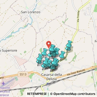Mappa Via Monte Peralba, 33072 Casarsa della delizia PN, Italia (0.75833)