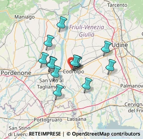Mappa Viale Venezia, 33033 Codroipo UD, Italia (10.22538)
