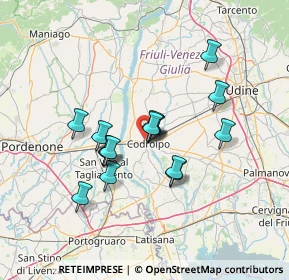 Mappa Viale Venezia, 33033 Codroipo UD, Italia (10.66563)
