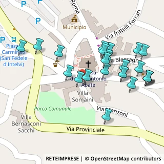 Mappa Via Gemini Andreetti, 22028 San Fedele Intelvi CO, Italia (0.07083)