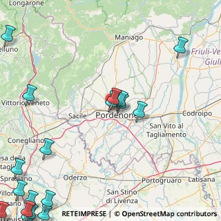 Mappa Via Cortina, 33170 Pordenone PN, Italia (28.20889)