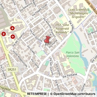 Mappa Via San Quirino, 5, 33170 Pordenone, Pordenone (Friuli-Venezia Giulia)