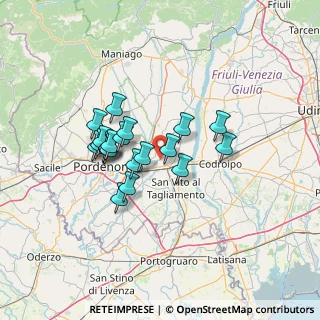Mappa Piazza Cavour, 33080 Castions PN, Italia (10.648)
