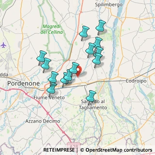 Mappa Piazza Cavour, 33080 Castions PN, Italia (6.00571)