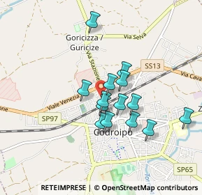 Mappa Via San Daniele, 33033 Codroipo UD, Italia (0.67929)